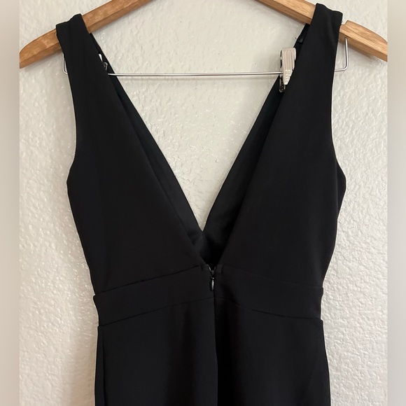 Stunned By You Black Rhinestone Mermaid Maxi Dress - Picture 3 of 6